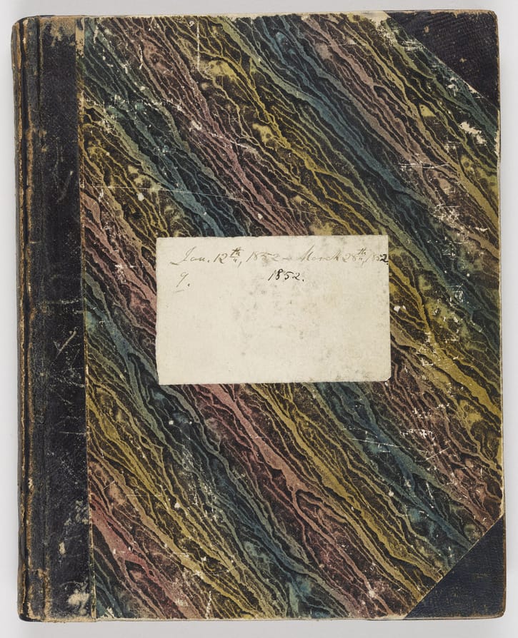 One of Henry David Thoreau's journals (courtesy Morgan Library & Museum)