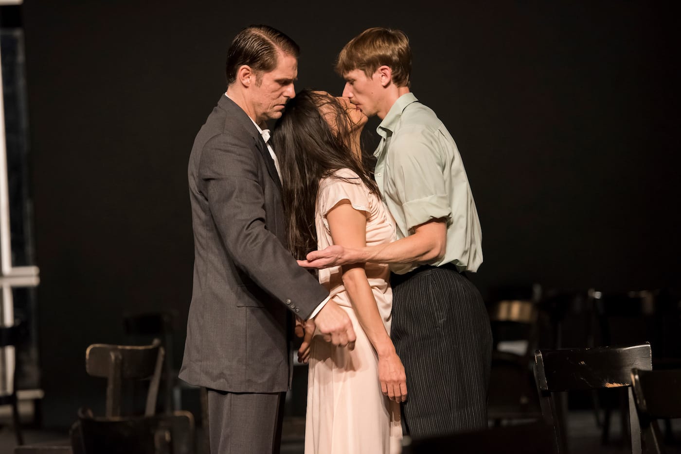 Tanztheater Wuppertal, Café Müller (1978), a piece by Pina Bausch with music by Henry Purcell, directed and choreographed by Pina Bausch (photo by Stephanie Berger, courtesy the Brooklyn Academy of Music)