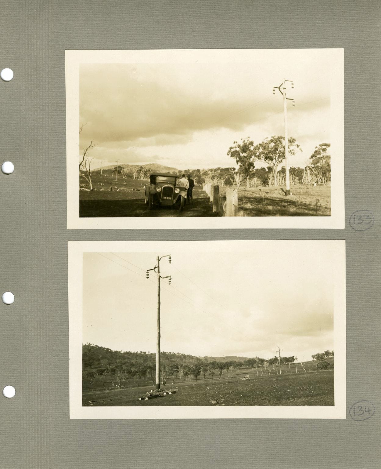 Images from the albums of photographs of electricity pylons in various countries (1920-29) (courtesy Science Museum, London)