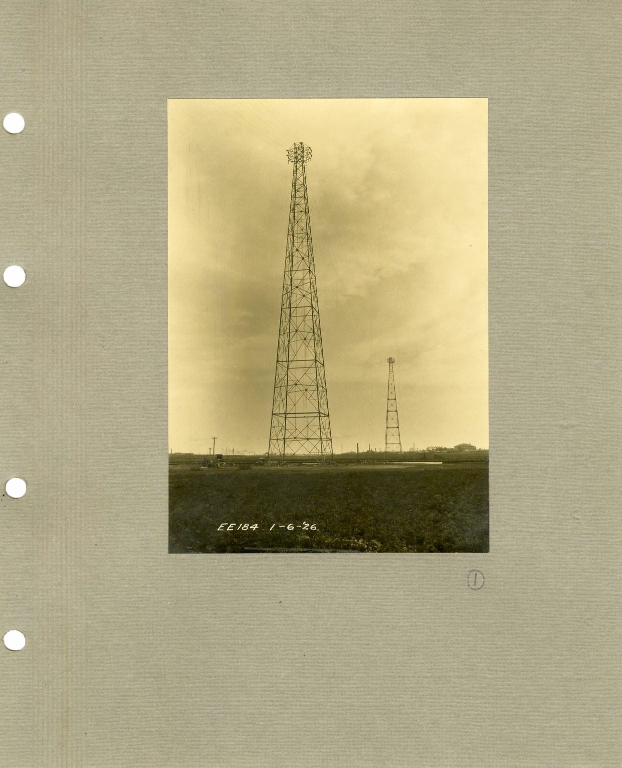Images from the albums of photographs of electricity pylons in various countries (1920-29) (courtesy Science Museum, London)