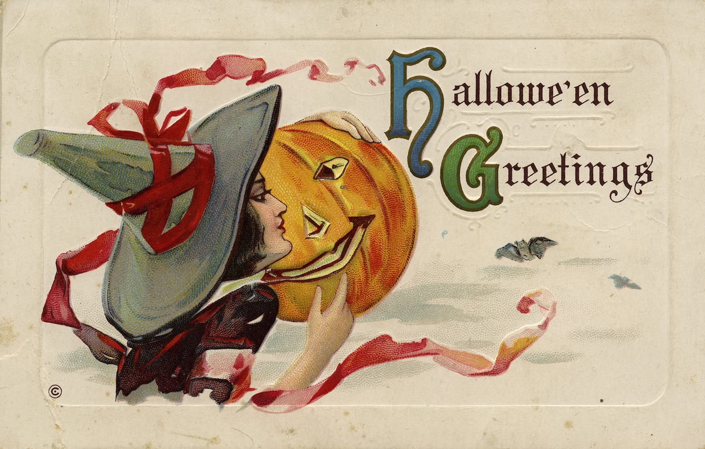 "Hallowe'en Greetings" (1900) (via Toronto Public Library/Wikimedia)