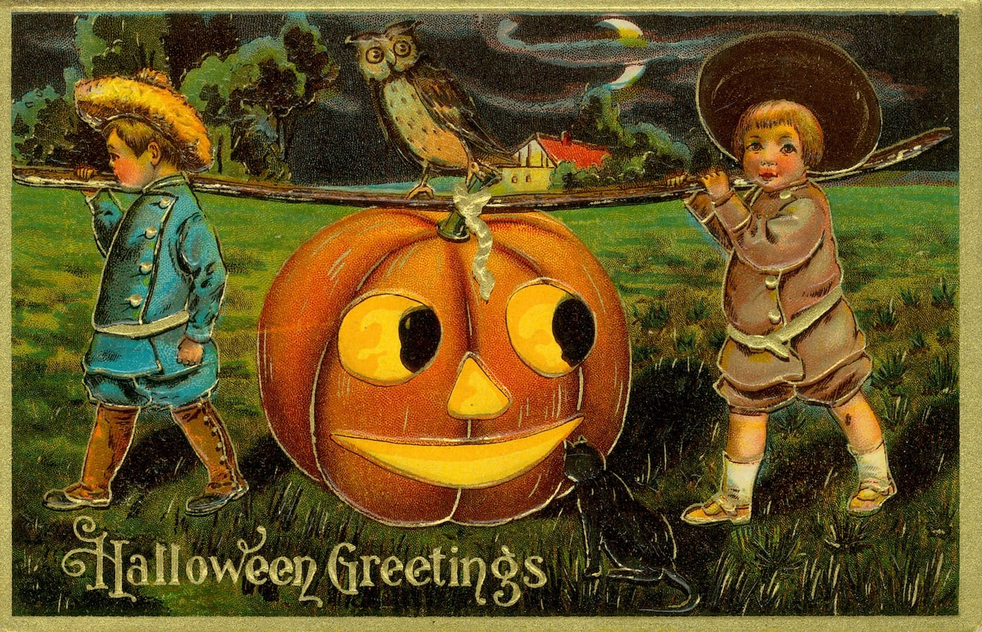 "Halloween Greetings" (1910) (via Missouri History Museum/Wikimedia)