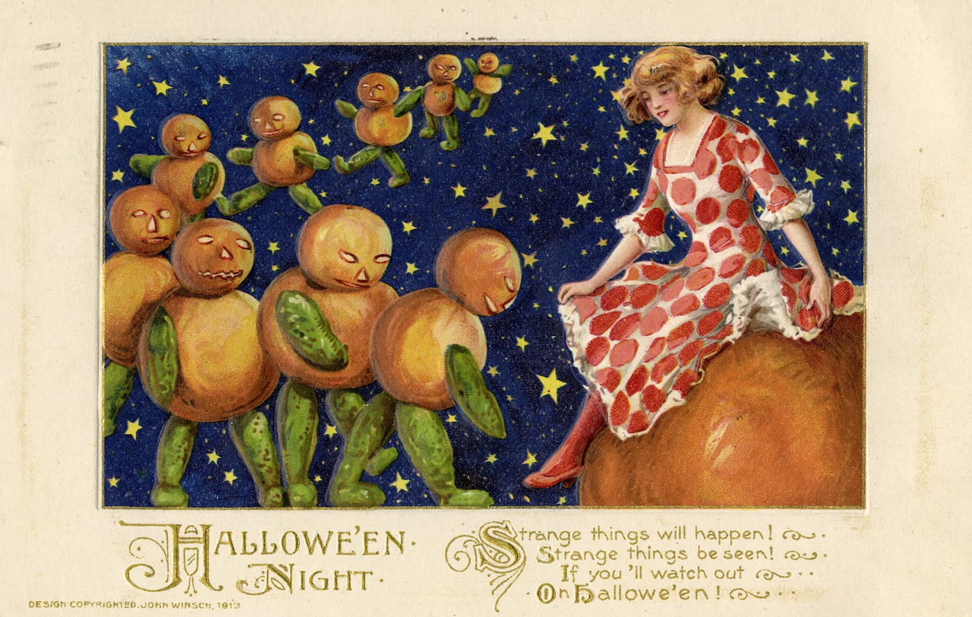 "Halloween night" (Samuel Schmucker, 1913) (via Toronto Public Library)