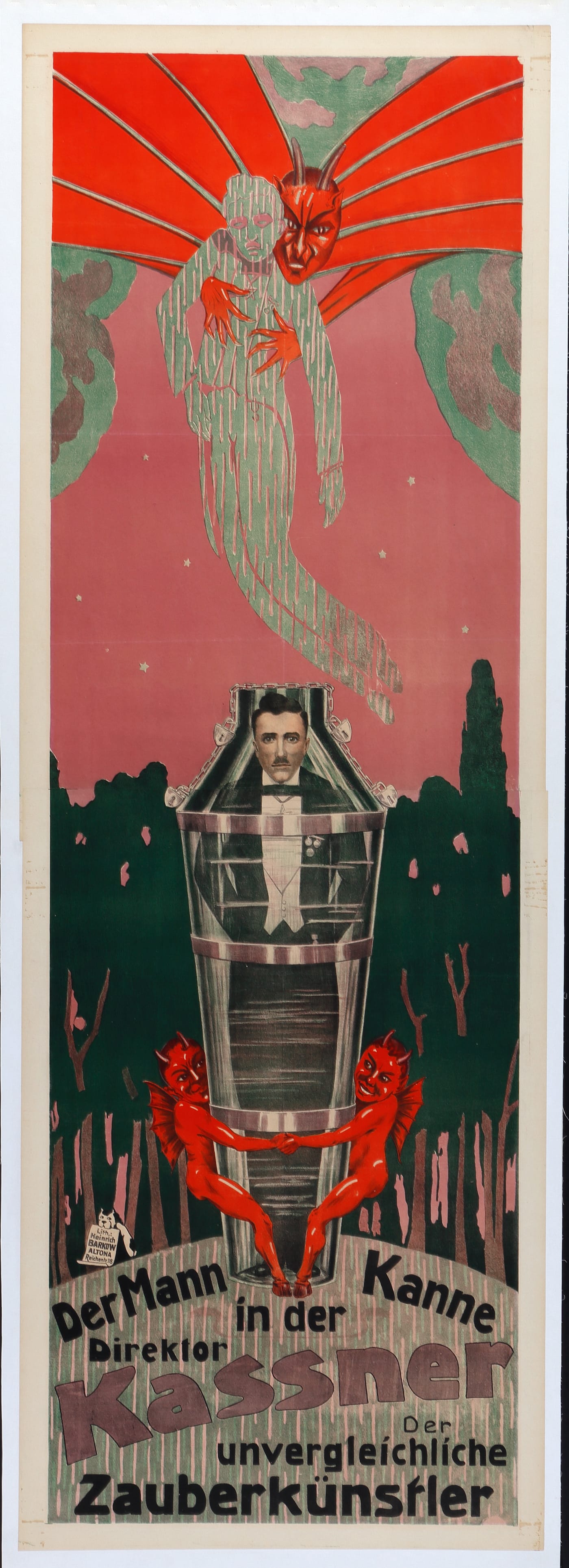 "Der Mann in der Kanne — Direktor Kassner" (Heinrich Barkow, about 1925) (© McCord Museum)