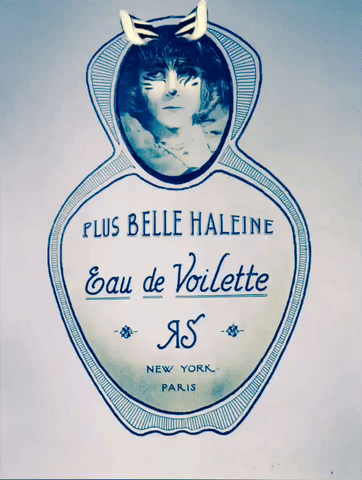 Inhye Lee, "Plus Belle Haleine" (2016), animated GIF (courtesy the artist, via Dadaclub.online)