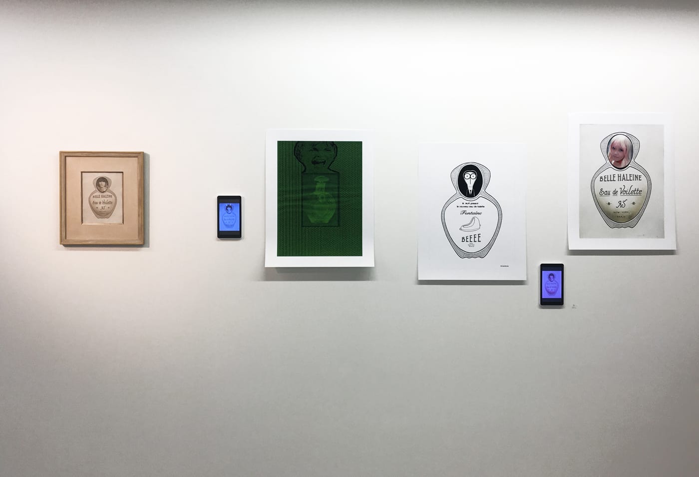 Installation view of <em>Dadaclub.online</em> at Galerie Charlot (courtesy Galerie Charlot)