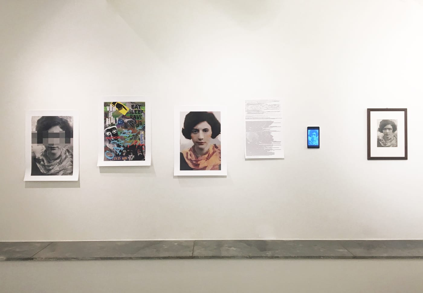 Installation view of Dadaclub.online at Galerie Charlot (courtesy Galerie Charlot)