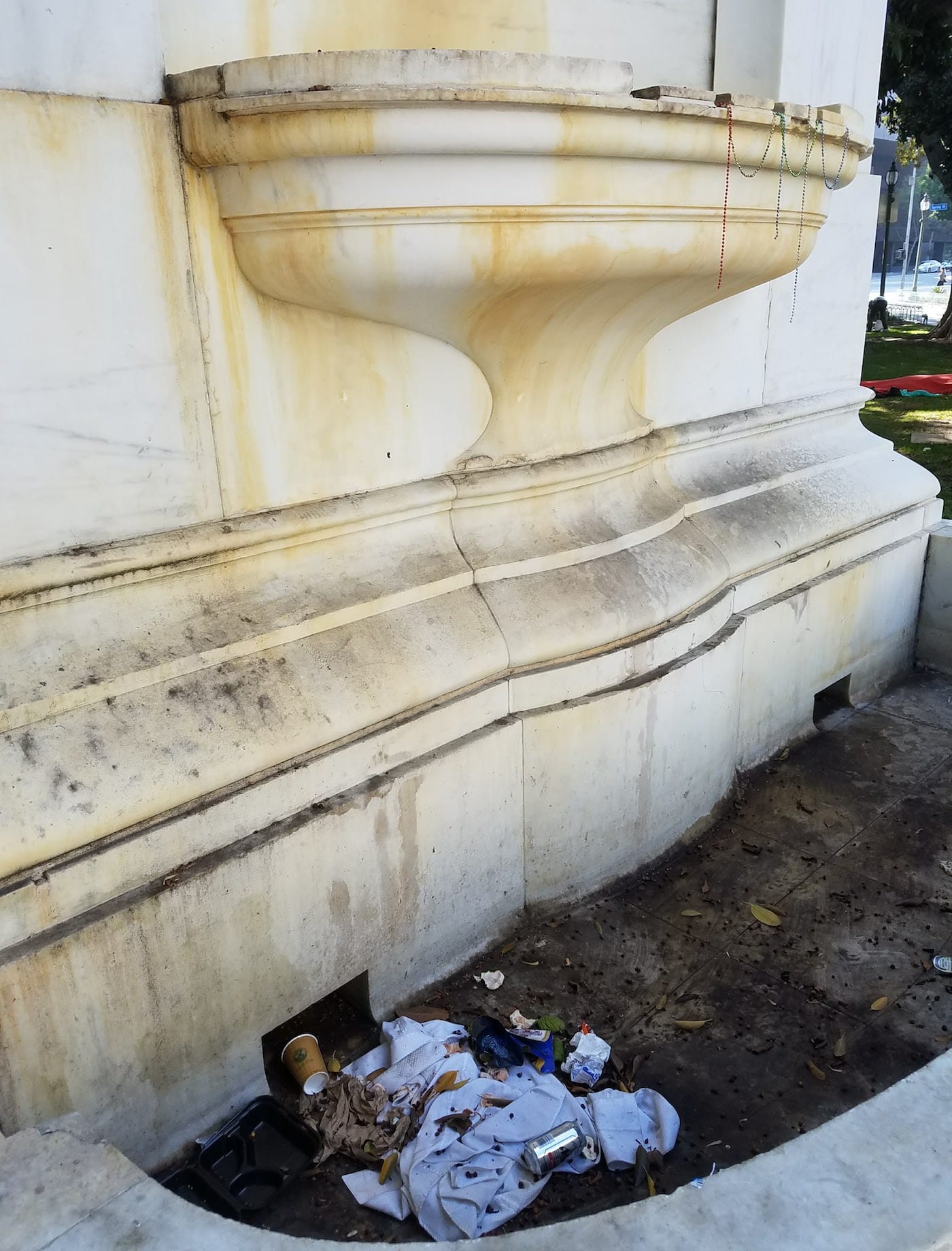 Detail of the Los Angeles Aqueduct Monument