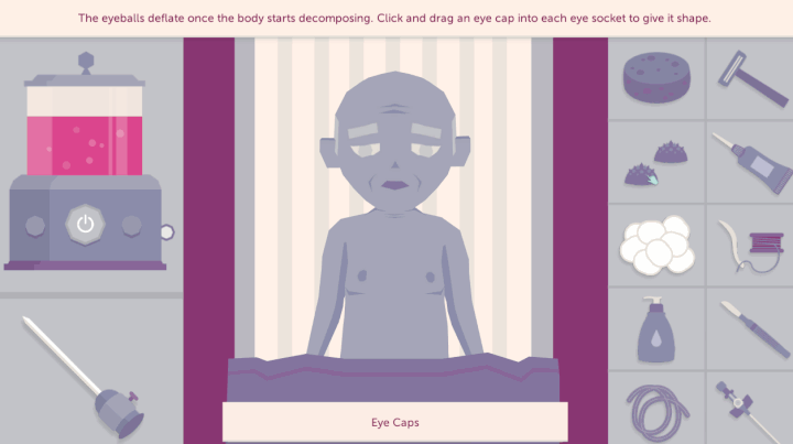 Scene from <em/>A Mortician's Tale (courtesy Laundry Bear)