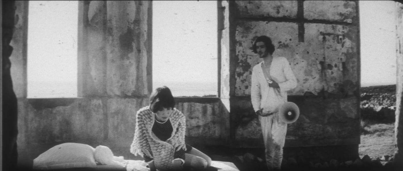 Marie (Zouzou) and Jesus (Pierre Clementi) in Le Lit de la Vierge (courtesy of the Film Desk)