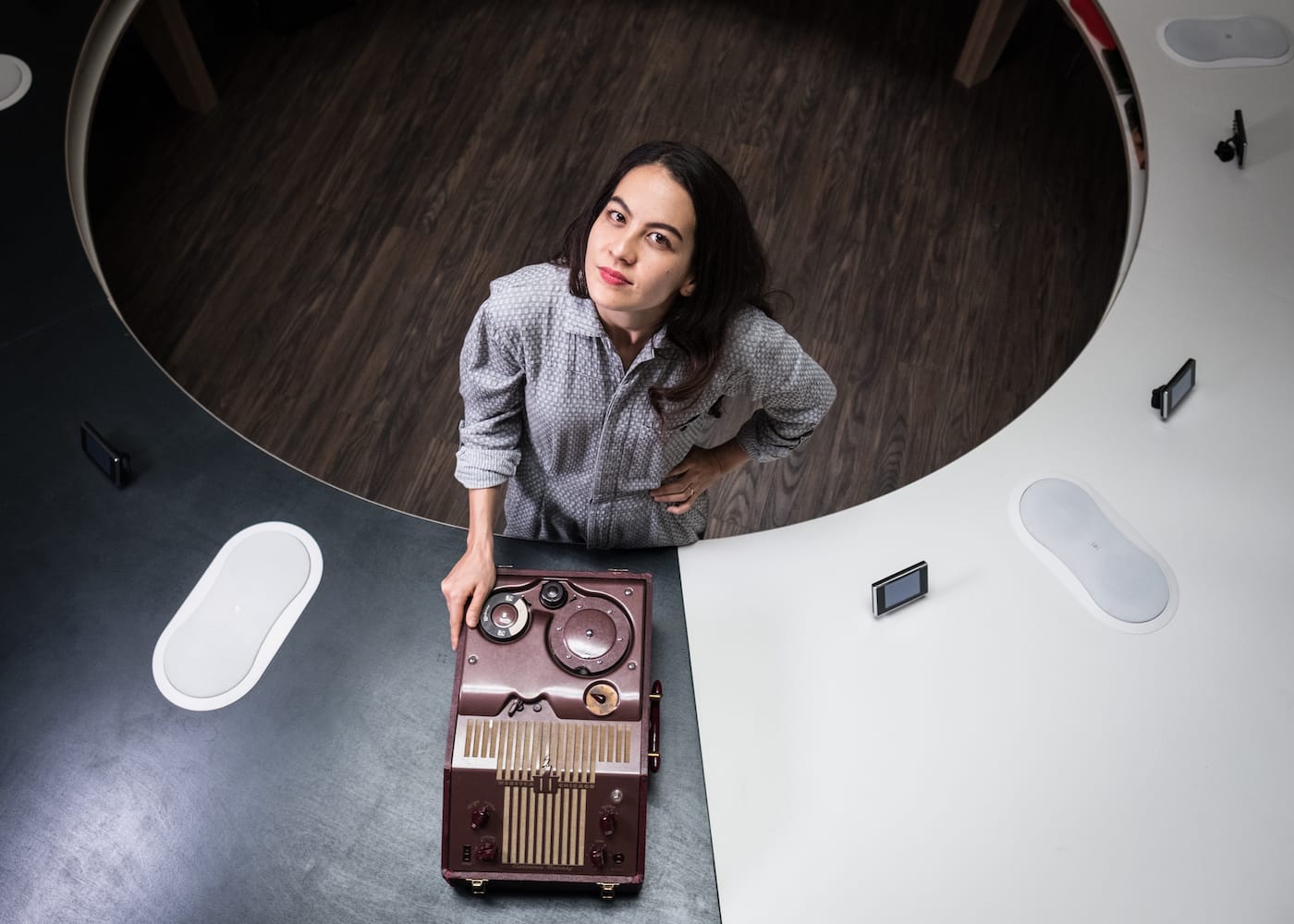 Alison S. M. Kobayashi in <em>Say Something Bunny!</em> (photo by Lanna Apisukh)