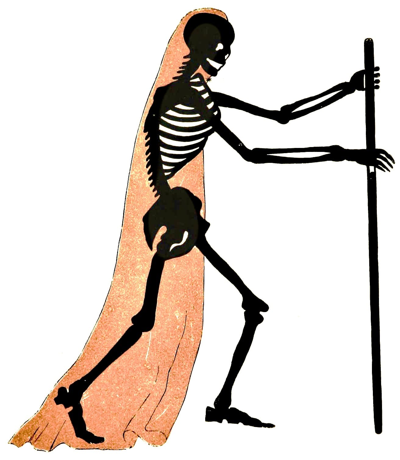 Illustration from Spectropia, or, surprising spectral illusions showing ghosts everywhere and of any colour by J. H. Brown (1864) (via Wikimedia)