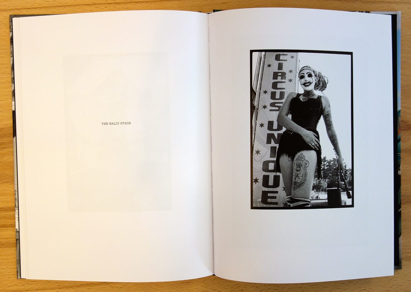 Pages from <em>Tickets: Photographs by Hunter Barnes</em> (photo of the book for Hyperallergic)