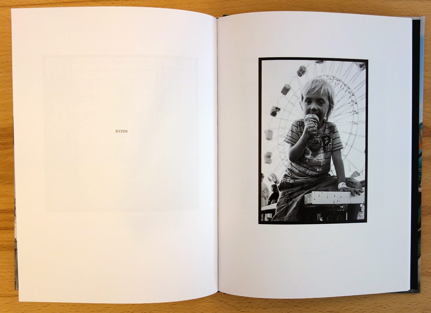 Pages from <em>Tickets: Photographs by Hunter Barnes</em> (photo of the book for Hyperallergic)