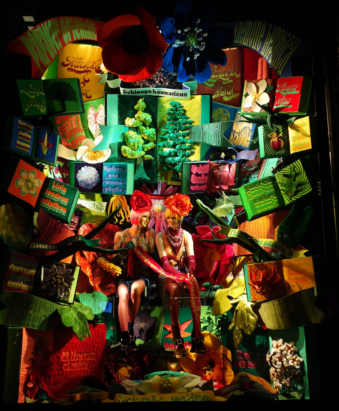 The New York Botanical Garden window, with art by Burke & Pryde studio