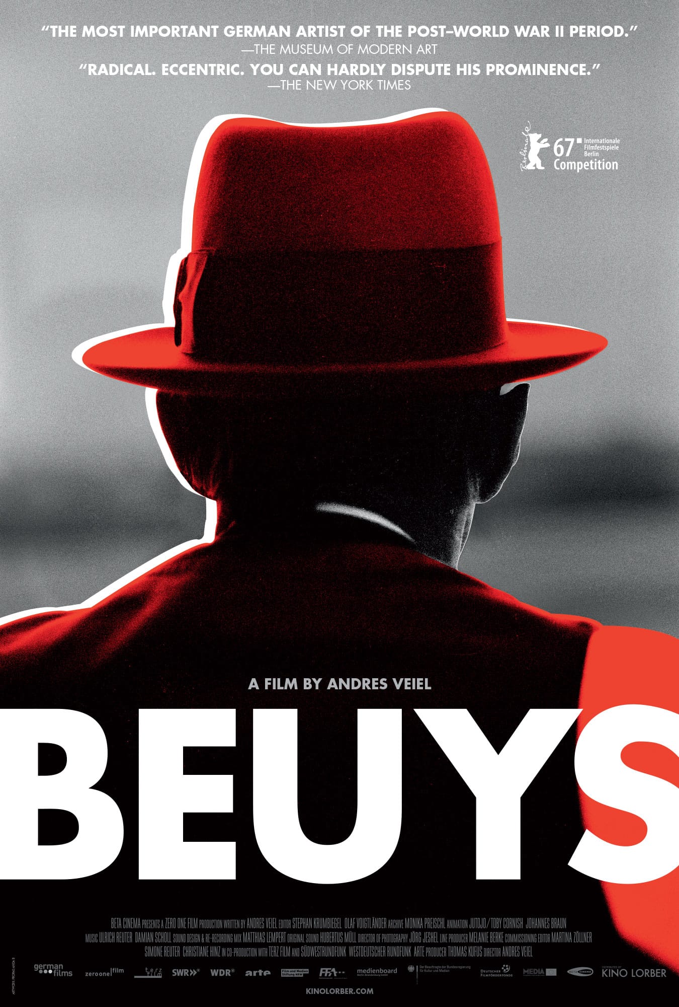 Poster for Beuys (2017) (courtesy Kino Lorber)