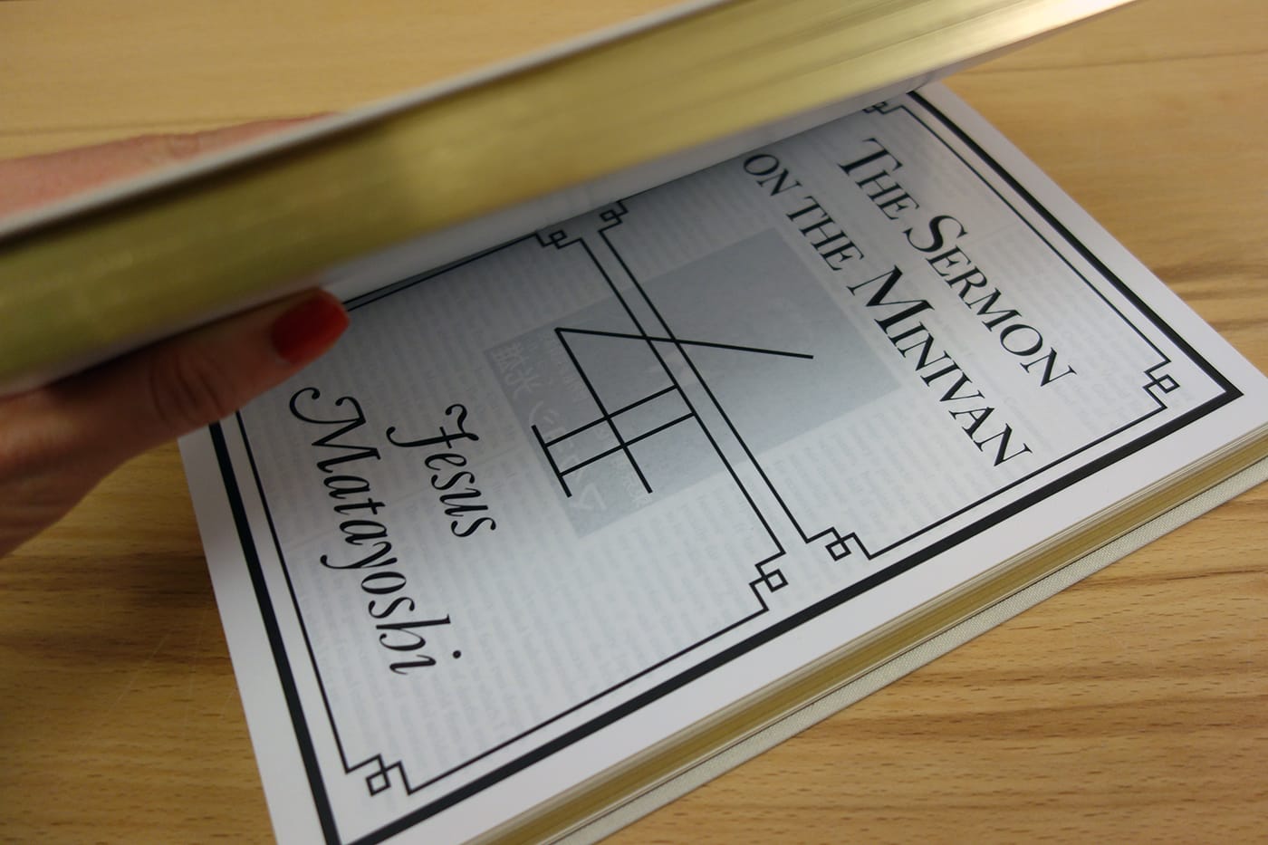 Pages from <em>The Last Testament</em> (photo of the book for Hyperallergic)