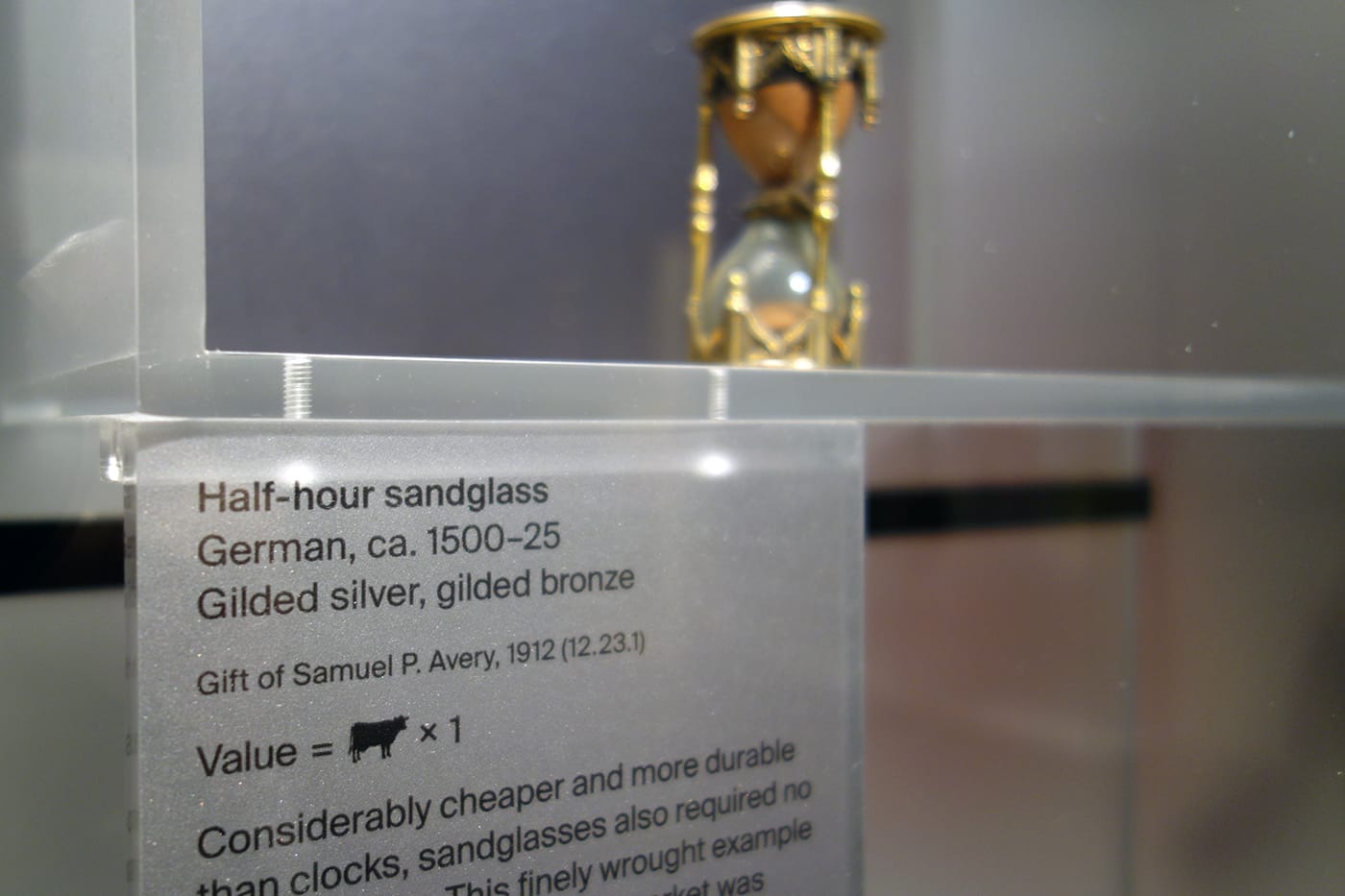 Installation view of <em>Relative Values: The Cost of Art in the Northern Renaissance</em> at the Metropolitan Museum of Art (photo by the author for Hyperallergic)