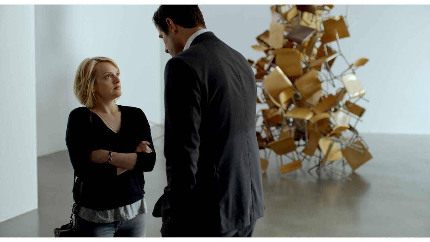 Elisabeth Moss and Claes Bang in The Square, a Magnolia Pictures release