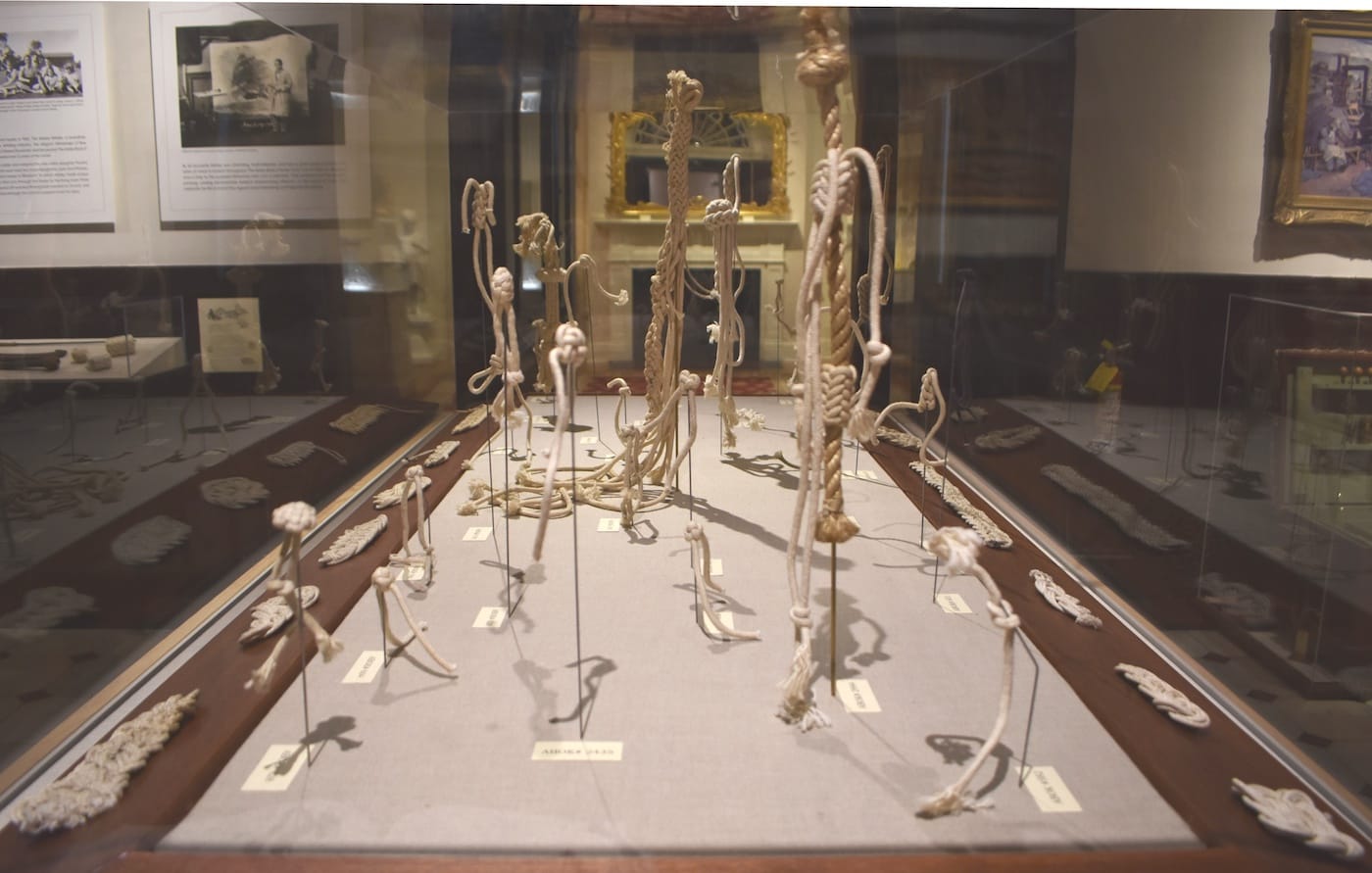 Installation view of <em>Thou Shalt Knot: Clifford W. Ashley</em> (courtesy New Bedford Whaling Museum)