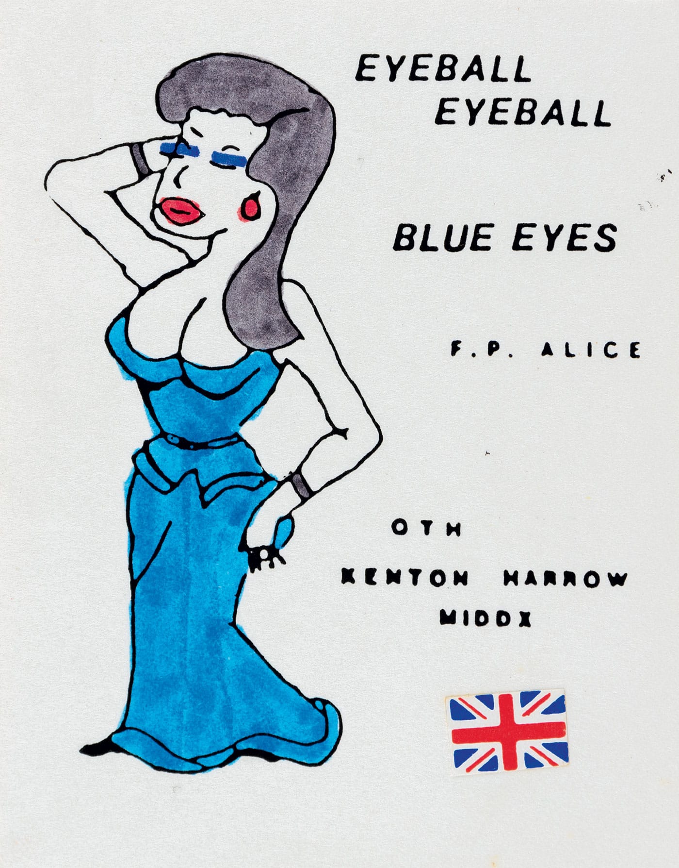 Image from <em>Eyeball Cards: The Art of British CB Radio Culture</em> (courtesy Four Corners Books)