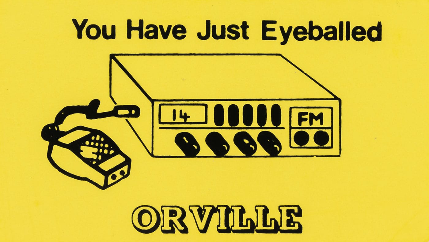 Image from <em>Eyeball Cards The Art of British CB Radio Culture</em> (courtesy Four Corners Books)