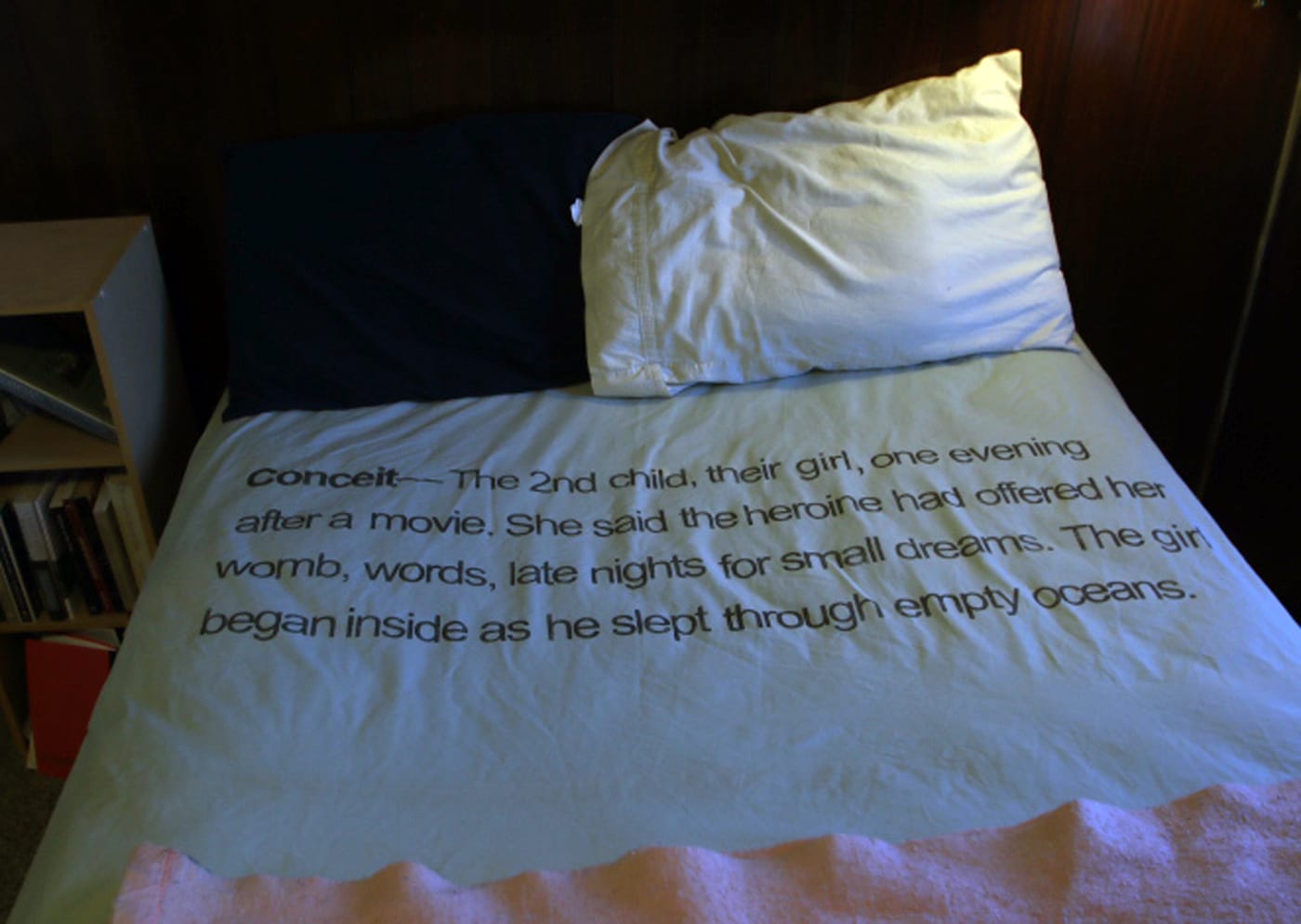 Detail of Joseph Young's "MicroFiction RowHouse"