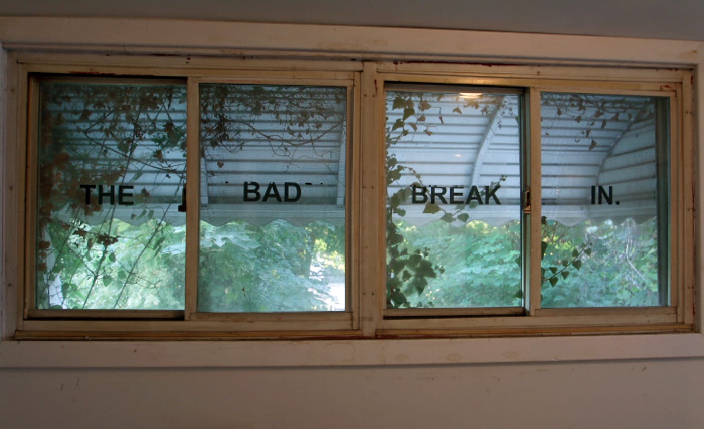 Detail of Joseph Young's "MicroFiction RowHouse"