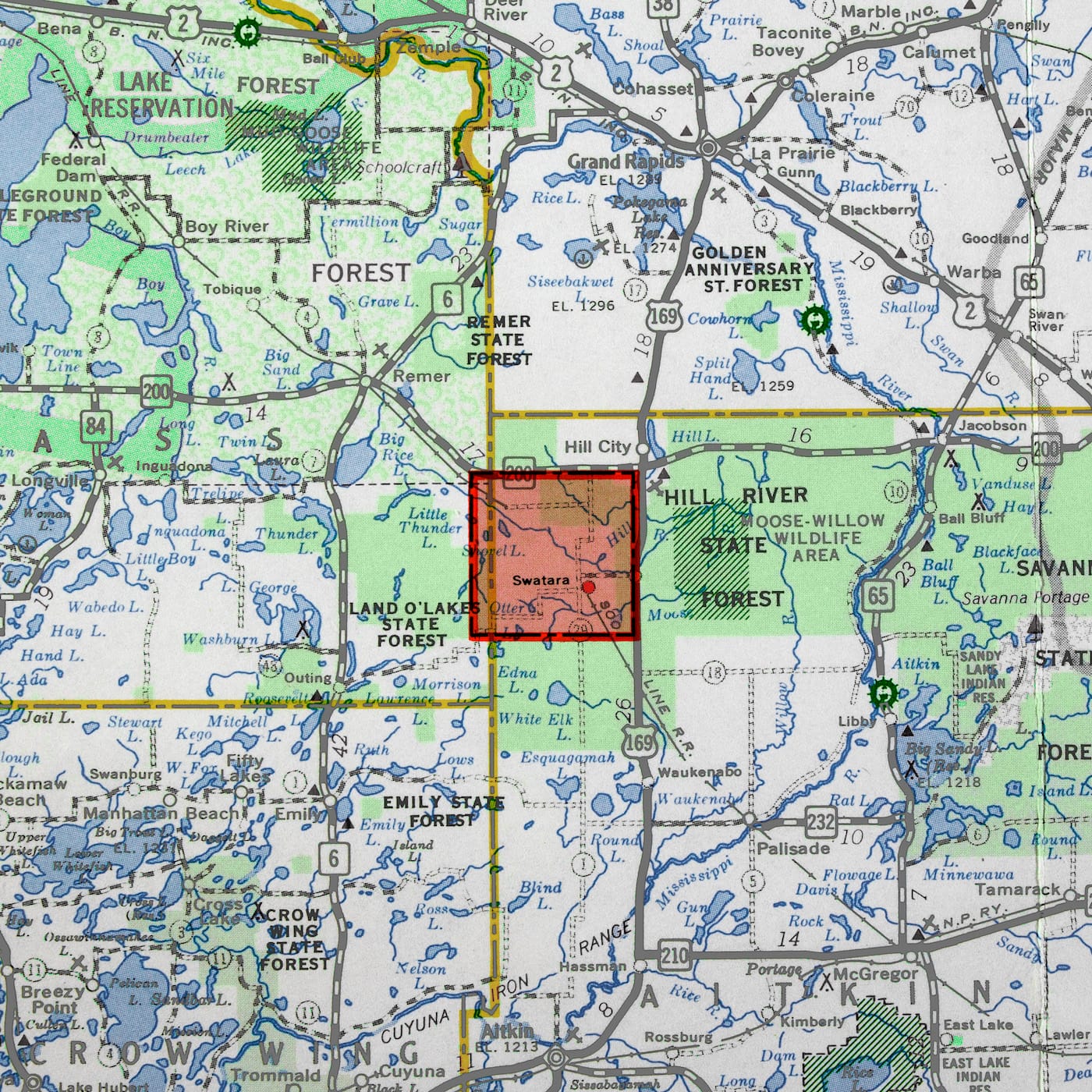 The proposed 100 square-mile MXC site, near Swatara, Minnesota (courtesy <em>The Experimental City</em> documentary)
