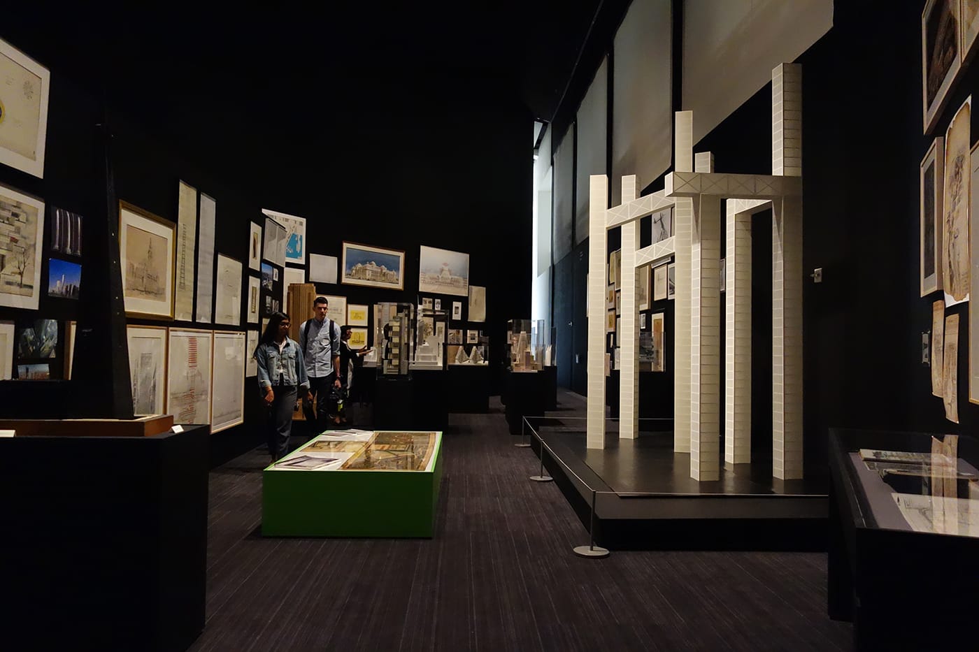 Installation view of <em>Never Built New York</em> at the Queens Museum (photo by the author for Hyperallergic)