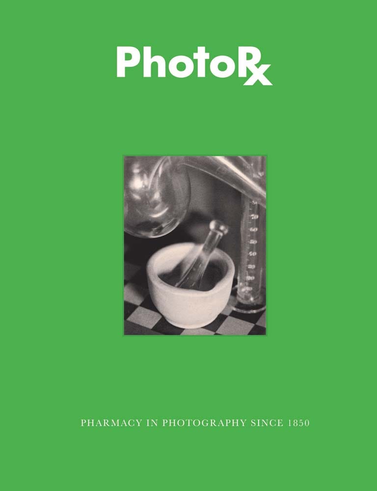 Cover of <em>PhotoRx: Pharmacy in Photography Since 1850</em> (courtesy Damiani)