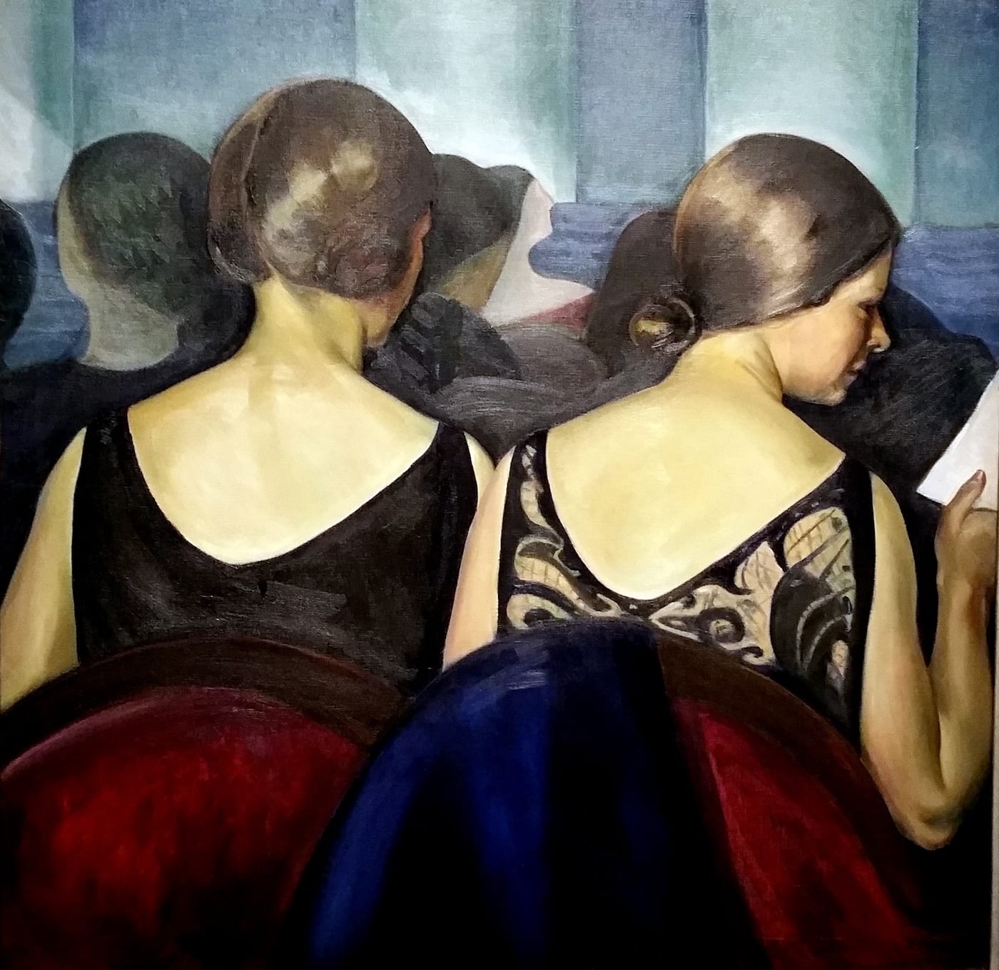 Prudence Heward, "Au théâtre" (1928), at the Musée des beaux-arts de Montréal (via Guerinf/Wikimedia)