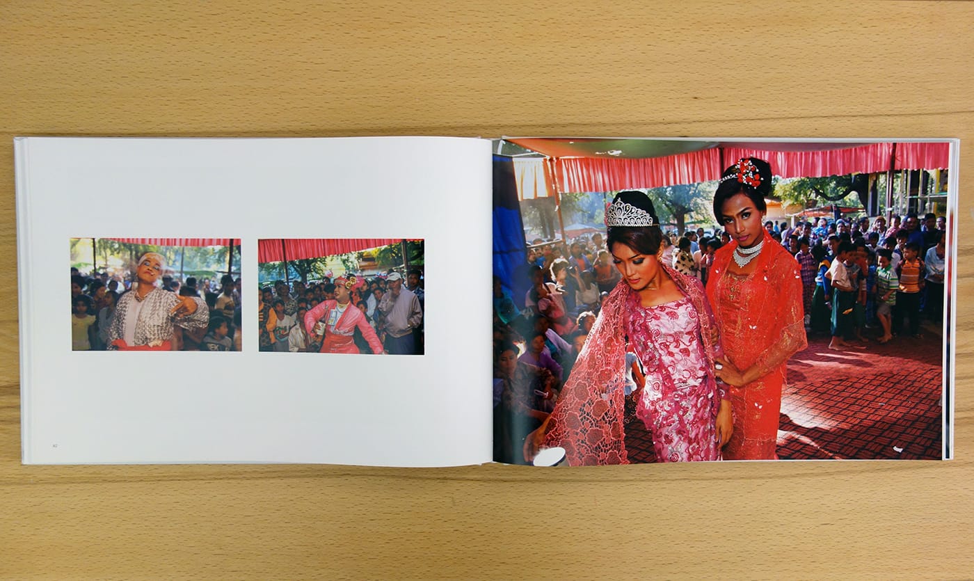 Pages from <em>Transcendents: Spirit Mediums in Burma and Thailand</em> (photo of the book for Hyperallergic)