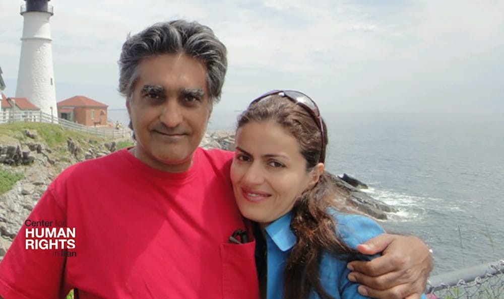 Karan Vafadari and Afarin Nayssari (image via Center for Human Rights in Iran)