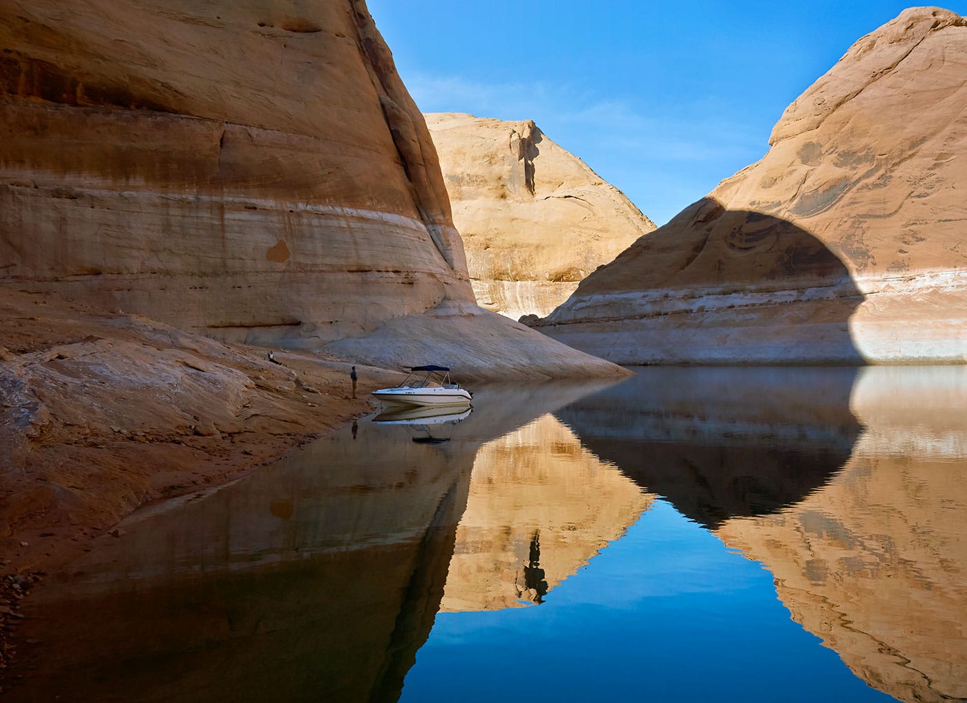 Photograph from <em>Drowned River: The Death and Rebirth of Glen Canyon on the Colorado</em> by Mark Klett, Byron Wolfe, and Rebecca Solnit (courtesy Radius Books)
