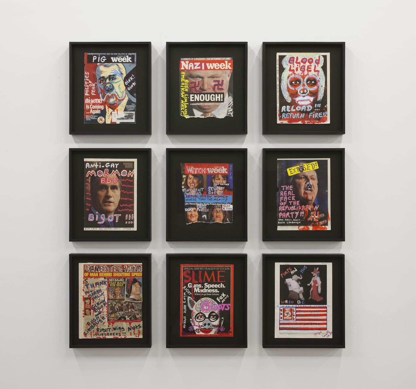 Installation view of Jayne County: Paranoia Paradise at Participant Inc. (photo by Mark Waldhauser, courtesy Participant Inc.)