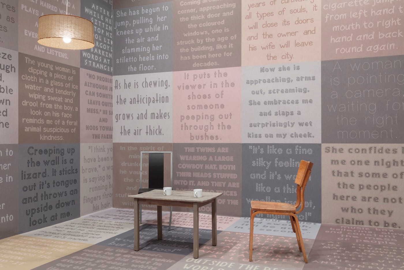 Liu Shiyuan, installation view of Isolated Above, Connected Down at Tanya Bonakdar Gallery, New York, February 22–April 7, 2018 (photo by Pierre Le Hors, courtesy of the artist and Tanya Bonakdar Gallery, New York)