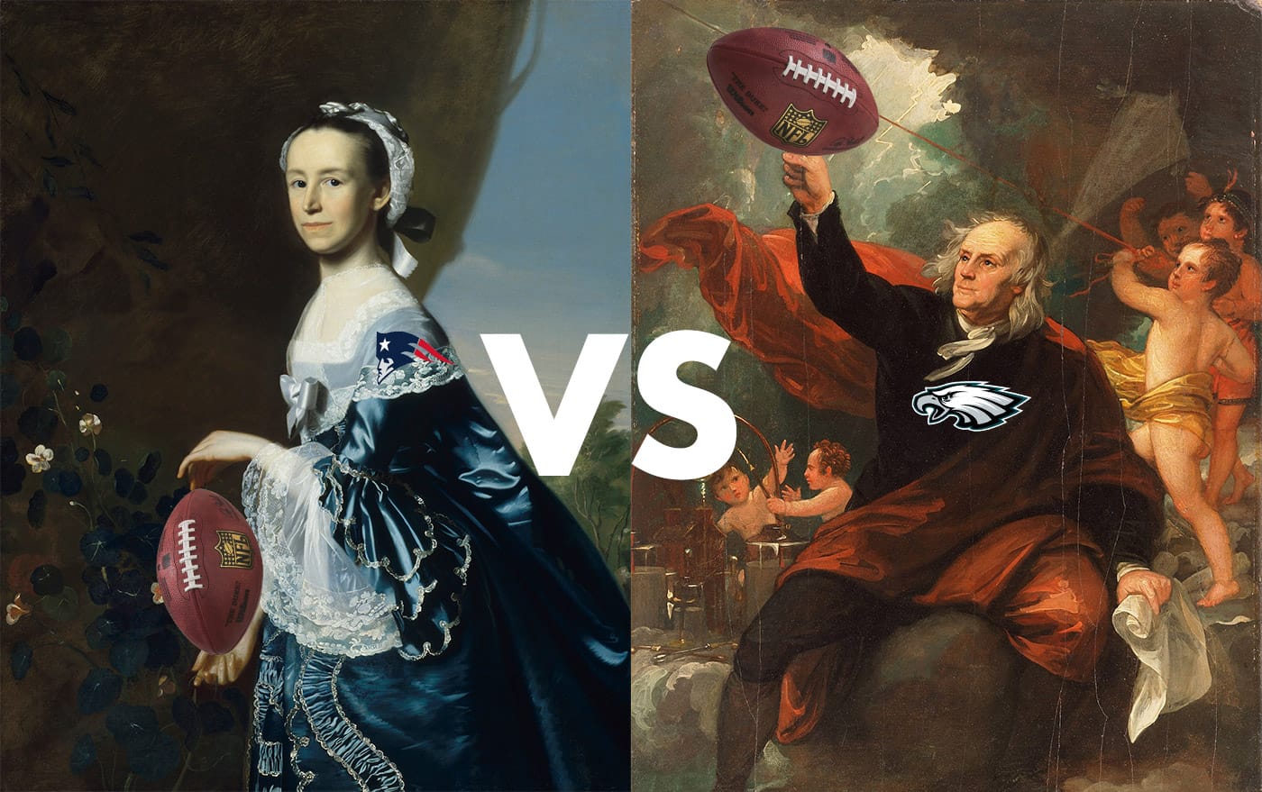 Museum Bowl 2018: Museum of Fine Arts, Boston versus the Philadelphia Museum of Art (illustration by Benjamin Sutton/Hyperallergic)