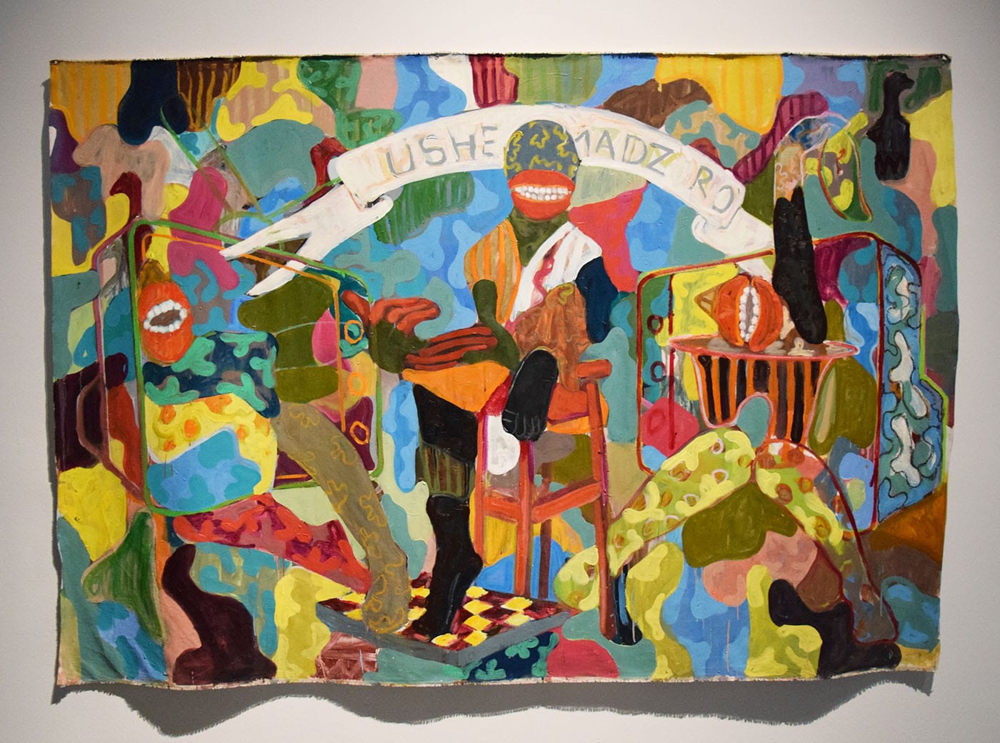 Gresham Tapiwa Nyaude, "The New Zimbabwe" (2018), oil on canvas