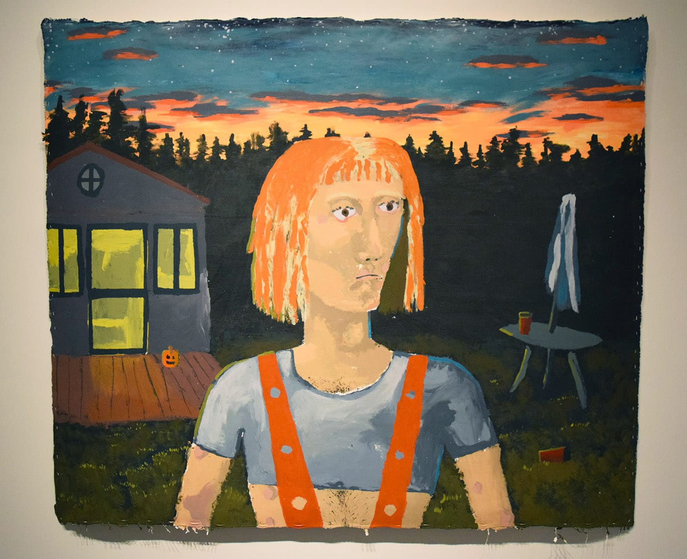 Manuel Solano, "I Don't Know Love" (2017), acrylic on canvas