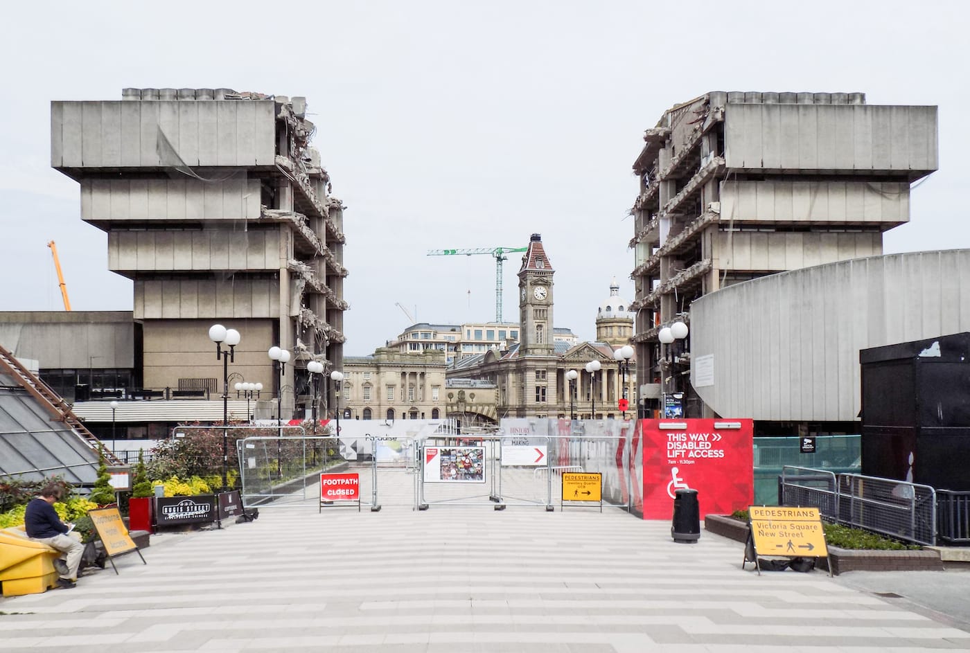 John Madin, Birmingham City Library, Birmingham, Great Britain (1969–73), demolished in 2016 (photograph by Jason Hood, 2016)
