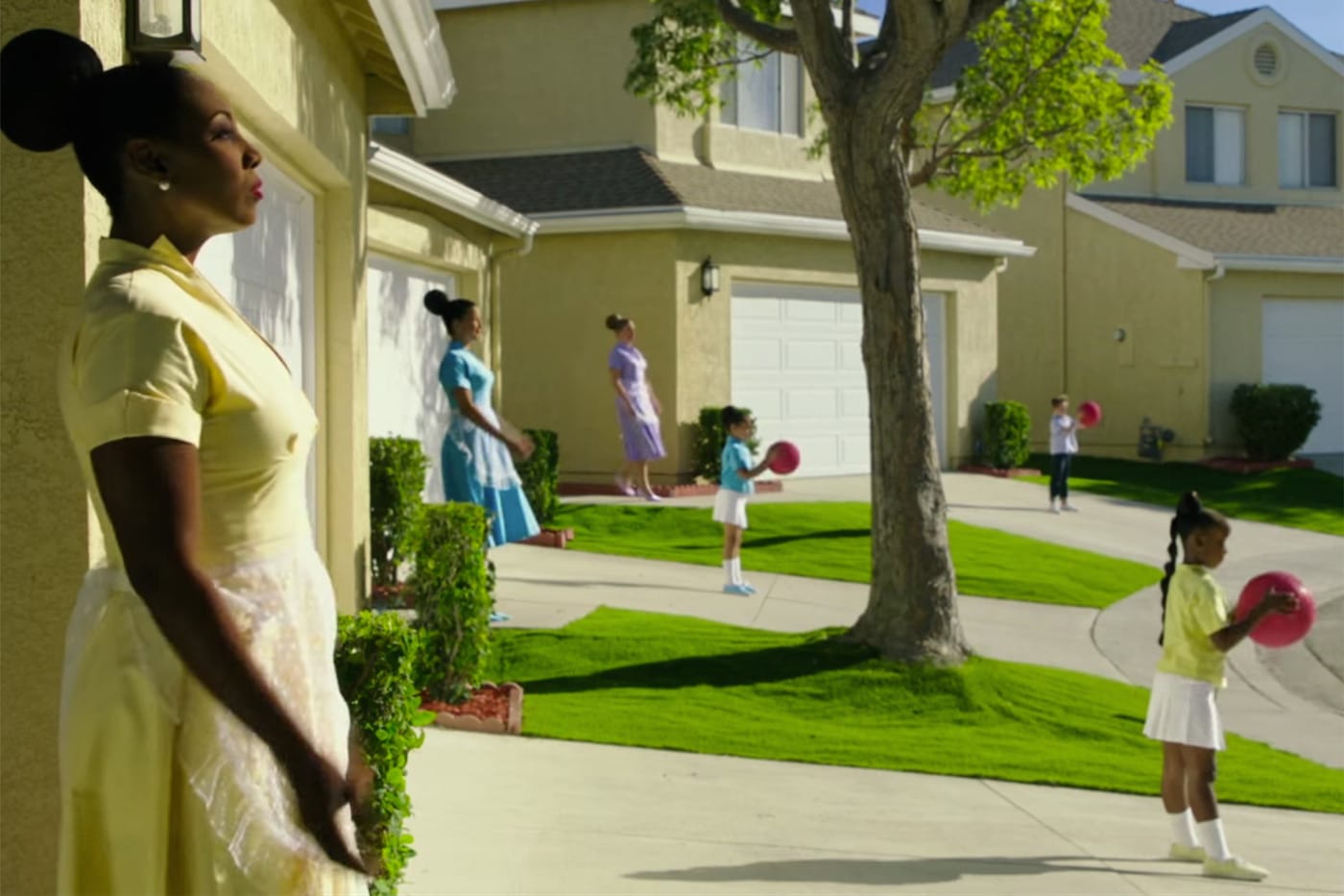 A scene in A Wrinkle in Time set in Camazotz