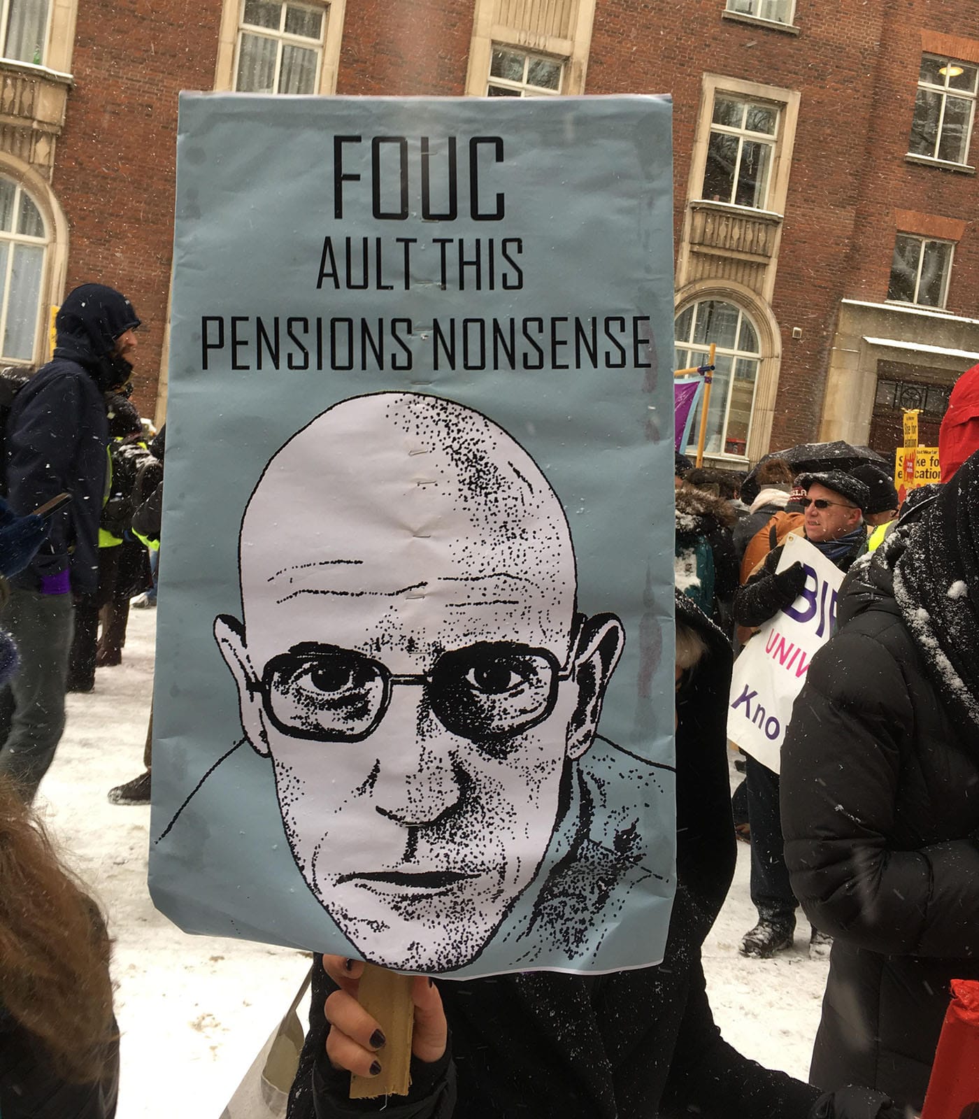 The February 28 strike in London organized by the University and College Union (photo by and courtesy Lukas Hall)