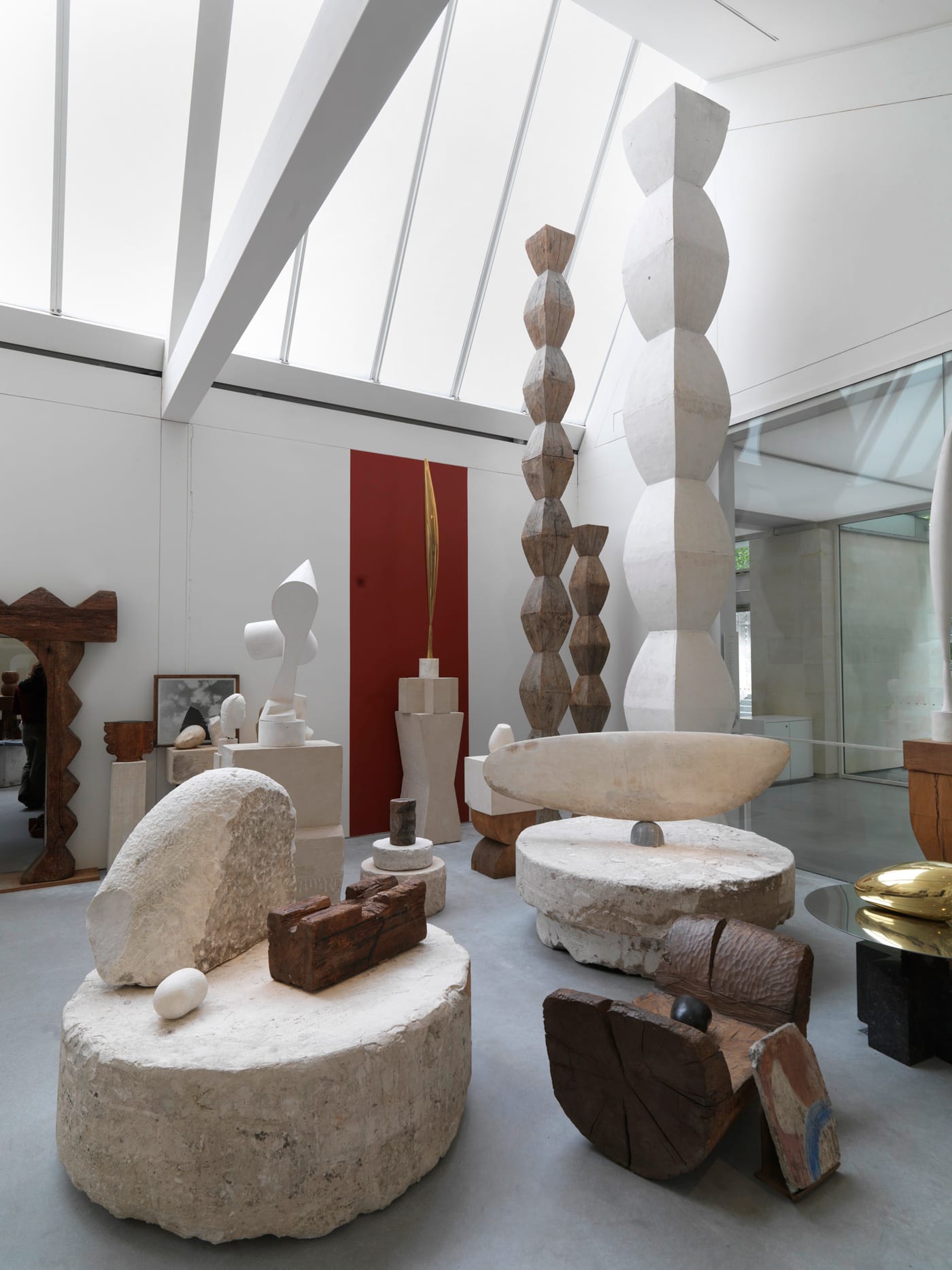 Partial view of Atelier Brancusi at the Centre Pompidou (photo by Georges Meguerditchian, courtesy MNAM-CCIDist, RMN-GP)