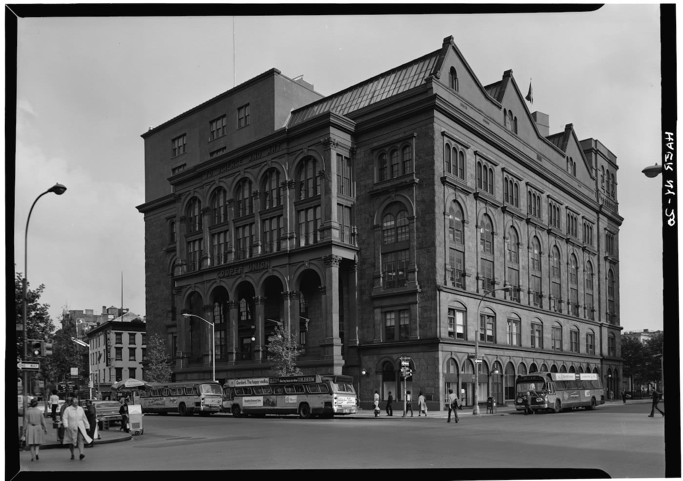 The Cooper Union's Foundation Building (photo courtesy Library of Congress, via Wikimedia Commons)