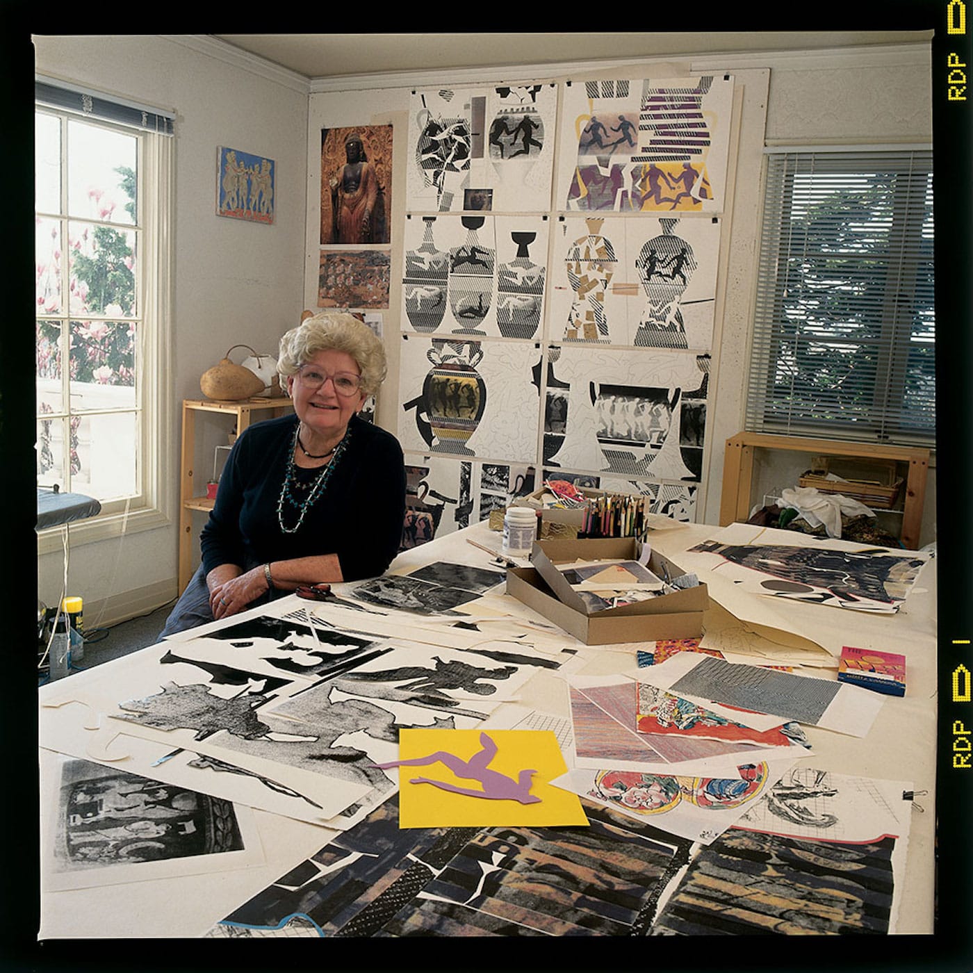 Katherine Westphal portrait for her 1993 exhibition at browngrotta arts (photo by Tom Grotta, courtesy of browngrotta arts)