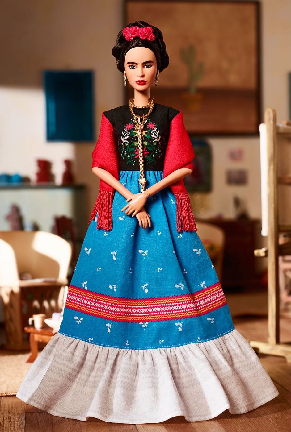 The new Barbie figure of Frida Kahlo