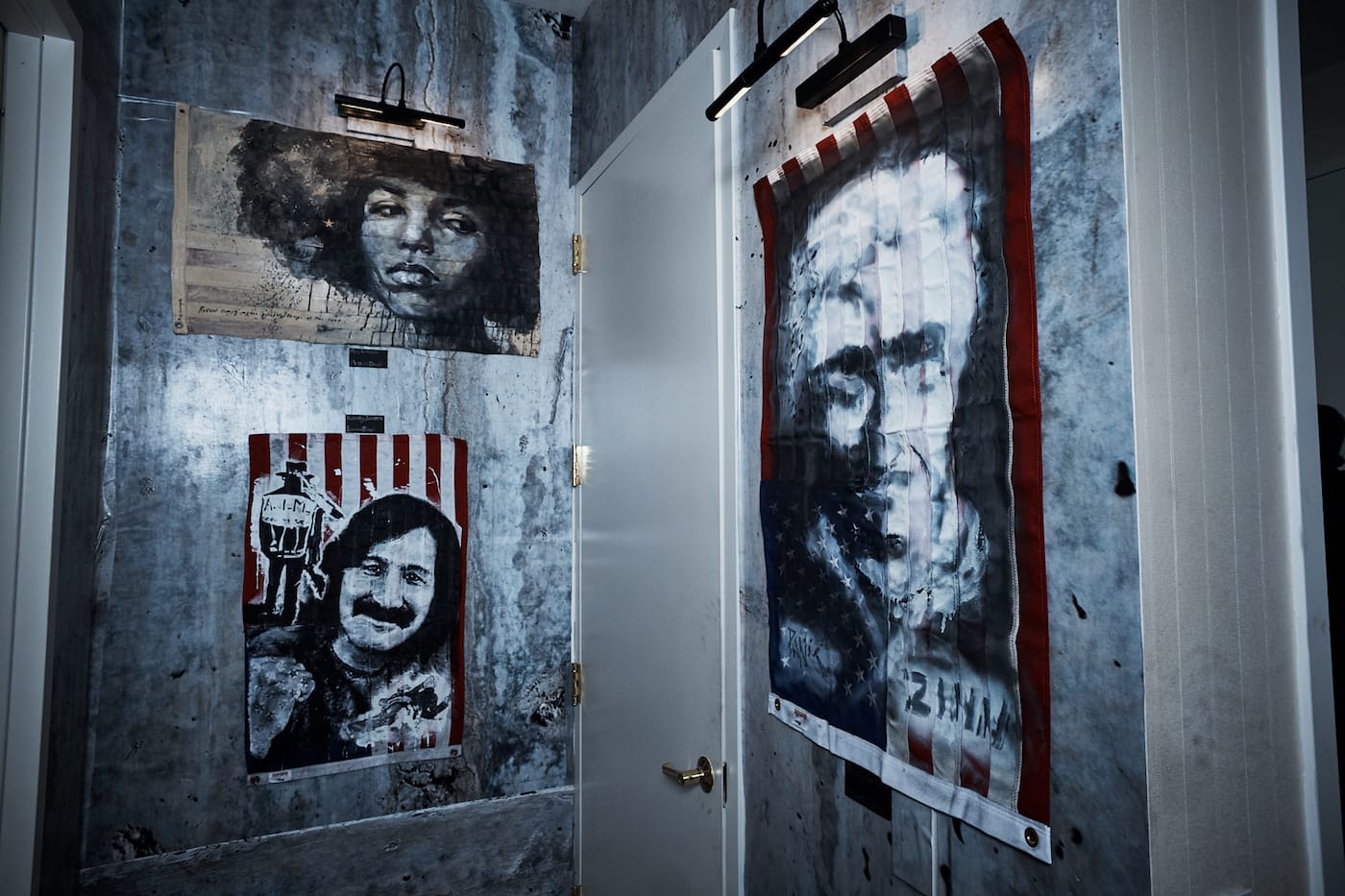 Installation view of Indecline's "The People's Prison" (2018) at the Trump International Hotel & Tower