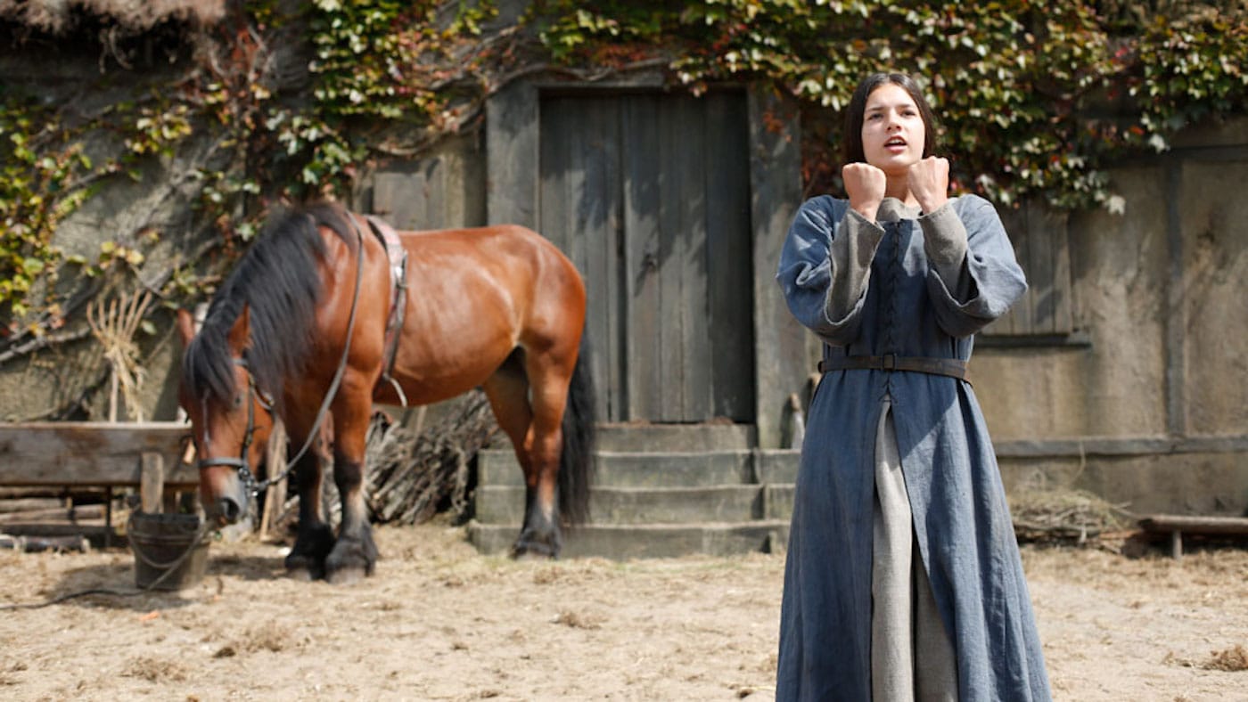 A scene from Jeannette: The Childhood of Joan of Arc (2017, directed by Bruno Dumont)