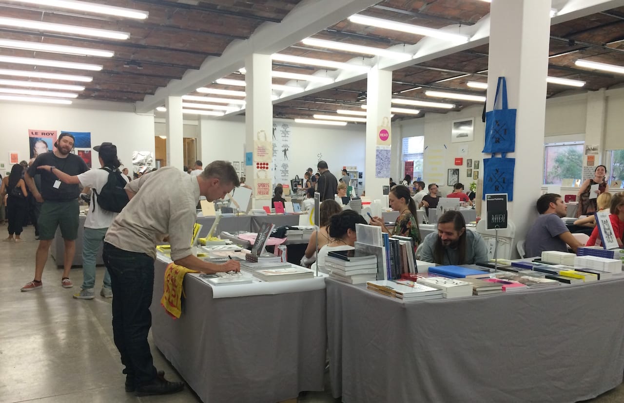 The 2015 edition of the NY Art Book Fair (photo by Claire Voon/Hyperallergic)